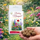 Nőnapi praktikus ajándék - 6 db-os vadvirágos viráglabda válogatás díszdobozban - Zümishop