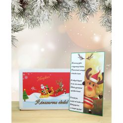 Mágikus rénszarvas eledel karácsonyi dobozban