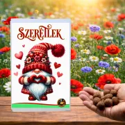 Szeretlek viráglabda ajándékdoboz 12 darabos - romantikus virágzó ajándék nőknek - Zümishop