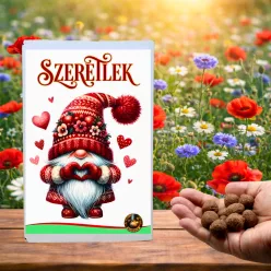 Szeretlek viráglabda ajándékdoboz 12 darabos - romantikus virágzó ajándék nőknek - Zümishop