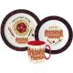 Stranger Things Upside Down étkészlet és 350 ml-es bögre - mikrózható műanyag szett - Zümishop