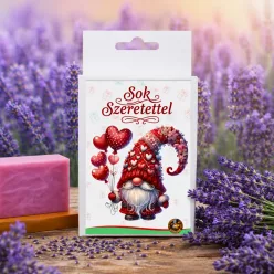 Sok Szeretettel feliratos kézműves szappan - egyedi természetes kozmetikai ajándék - Zümishop