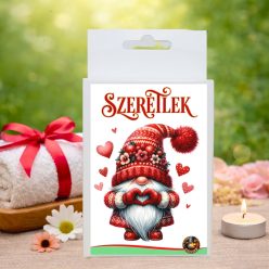   Szeretlek  feliratos doboz  kézműves szappannal – természetes illóolajjal készült ajándék