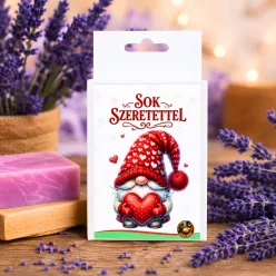 Romantikus levendulás ajándék nőknek – szeretlek szappan