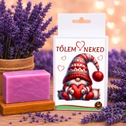 Tőlem-Neked feliratos kézműves szappan - egyedi természetes kozmetikai ajándék - Zümishop