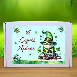   Valódi szerencsepatkó „Legjobb Apa” feliratos díszdobozban