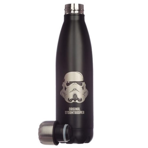 Star Wars Stormtrooper Fekete Thermo Kulacs (500 ml) - Fém Termosz