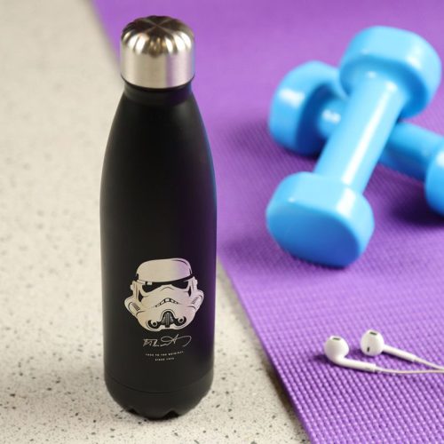 Star Wars Stormtrooper Fekete Thermo Kulacs (500 ml) - Fém Termosz