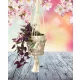 Makramé Függő Virágtartó – Natúr – 75 cm