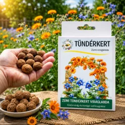 Tündérkert vetőmag viráglabda – körömvirág és borágó virágos kert egyszerűen