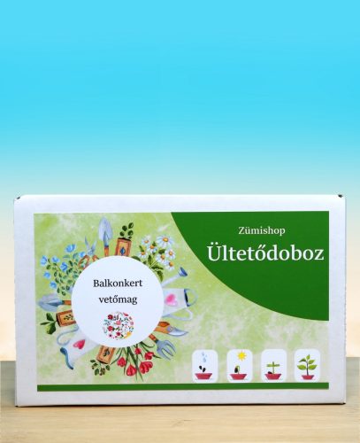 Balkonkert ültetődoboz (Egynyári virág vetőmagkeverékkel)
