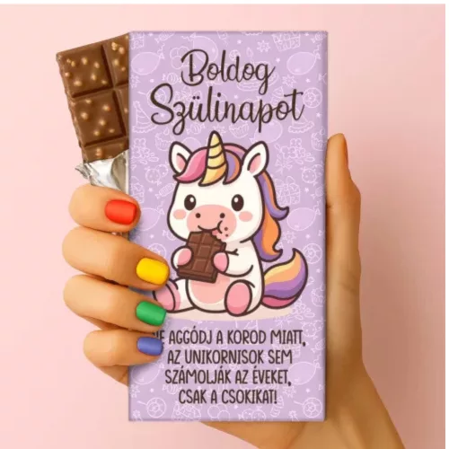 Születésnapi ajándékcsomag csokoládéval és teával | Boldog Szülinapot