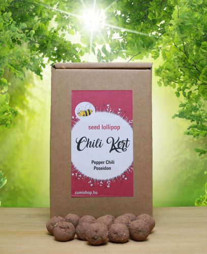 Seed lollipop chili kert viráglabda ( poseidon csili paprika)