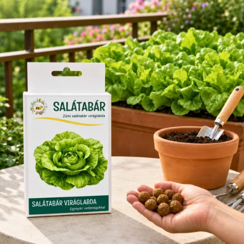 Salátabár viráglabda – tépősaláta termesztése balkonkertben, cserépben és balkonládában