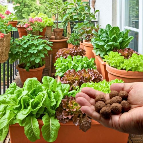 6 db Salátabár viráglabda  (tépősaláta vetőmag mix)