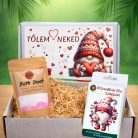Tőlem Neked ajándékdoboz prémium fürdősóval és kézműves szappannal - natúr kozmetikai ajándékcsomag - Zümishop