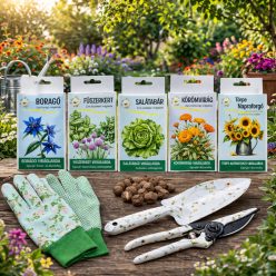   8 részes Tavaszi Balkonkert Csomag – Virágzó Kert a Teraszon 