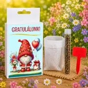 Boldog Névnapot Feliratos vetőmag ajándékdoboz