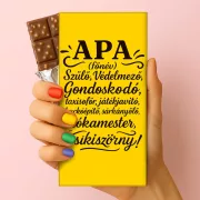   Apa Főnév Feliratos Csokoládé 75 g – Vicces Apák Napi Ajándék