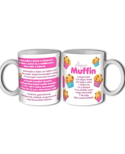Bögre 3 dl - Bögrés muffin recept – Ajándék Nőknek