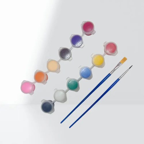 Festhető kreatív készlet: Fagylaltos és Jégkrémes Festhető Fafigurák Készlet 16 db