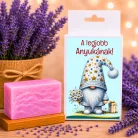 Ajándék anyukáknak – Levendulás kézműves szappan A legjobb Anyukának díszdobozban