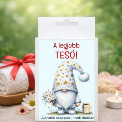   Legjobb Tesó feliratos doboz  kézműves szappannal– ajándékötlet testvérnek