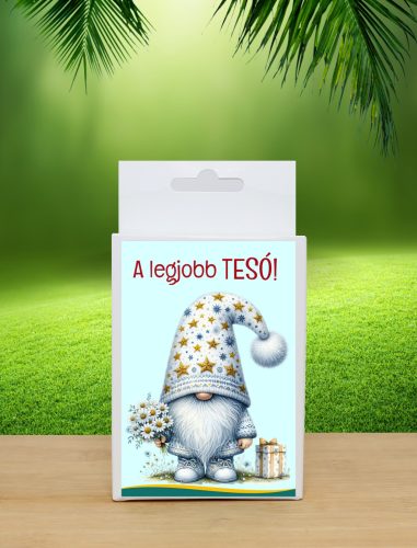 Legjobb Tesó feliratos doboz  kézműves szappannal– ajándékötlet testvérnek