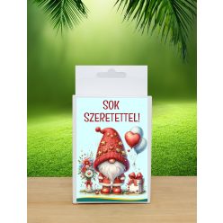   Sok szeretettel  feliratos doboz  kézműves szappannal – Ajándékötlet nőknek