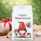 Legjobb műkörmös  feliratos doboz  kézműves szappannal – Ajándékötlet műkörmösöknek