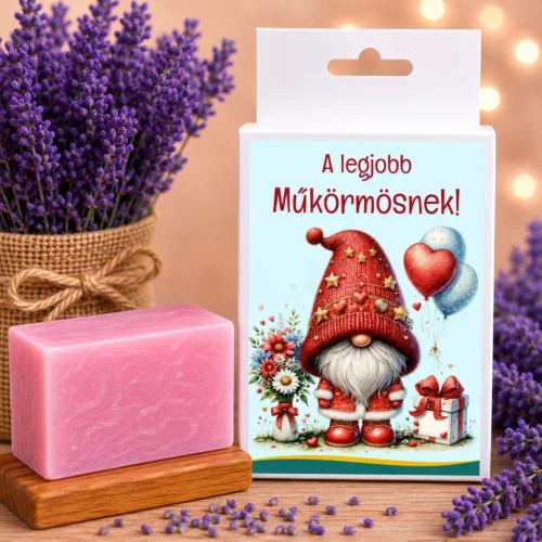 Különleges ajándék műkörmösnek levendulás szappannal