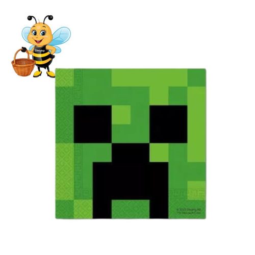 Minecraft szalvéta 20 db-os FSC 2 rétegű. 