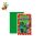 Minecraft Green party meghívó 6 db-os FSC