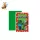 Minecraft Green stílusú 6 darabos szülinapi party meghívó szett környezetbarát FSC papírból - gamer szülinapi kellék - Zümishop