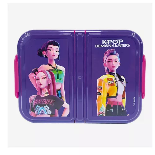 K-pop Démonvadászok Girls több rekeszes uzsonnás doboz, szendvicsdoboz