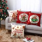 4 db Karácsonyi Párnahuzat – Gingerbread Kollekció