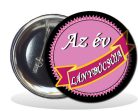 Lánybúcsú feliratos ajándék doboz- viráglabdával és kitűzővel