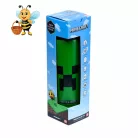 Minecraft Creeper mintás zöld rozsdamentes acél thermo kulacs érintőképernyős digitális hőmérővel – 450 ml-es hőtartó palack – Zümishop