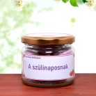 Feliratos eper illatú 10 db fürdőgolyó-Szülinaposnak-Születésnapi ajándék nőknek