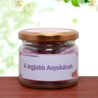 Feliratos eper illatú 10 db fürdőgolyó-Legjobb Anyuka-Ajándék ötlet anyukáknak
